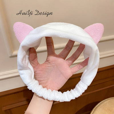 Peapael pesemiseks Pese Näo vibu meik Juuksepaelad Tüdrukutele Elastne hoidik Juuksepaelad Kõrvad Turban Juuksed Peapael Aksessuaarid