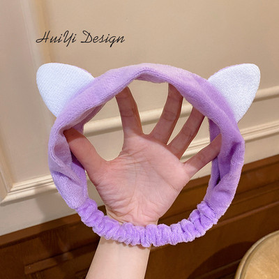 Peapael pesemiseks Pese Näo vibu meik Juuksepaelad Tüdrukutele Elastne hoidik Juuksepaelad Kõrvad Turban Juuksed Peapael Aksessuaarid