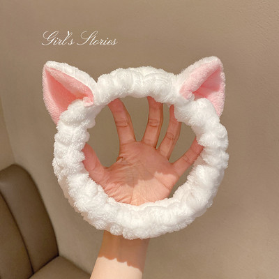 Peapael pesemiseks Pese Näo vibu meik Juuksepaelad Tüdrukutele Elastne hoidik Juuksepaelad Kõrvad Turban Juuksed Peapael Aksessuaarid