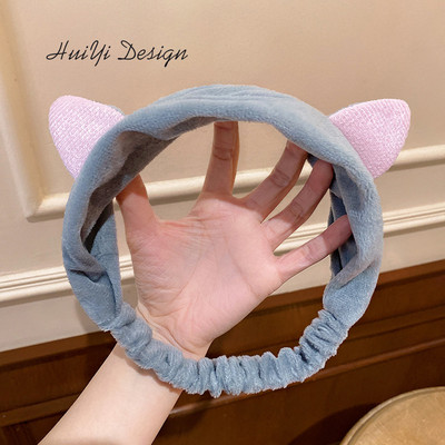 Peapael pesemiseks Pese Näo vibu meik Juuksepaelad Tüdrukutele Elastne hoidik Juuksepaelad Kõrvad Turban Juuksed Peapael Aksessuaarid