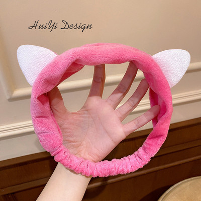 Peapael pesemiseks Pese Näo vibu meik Juuksepaelad Tüdrukutele Elastne hoidik Juuksepaelad Kõrvad Turban Juuksed Peapael Aksessuaarid