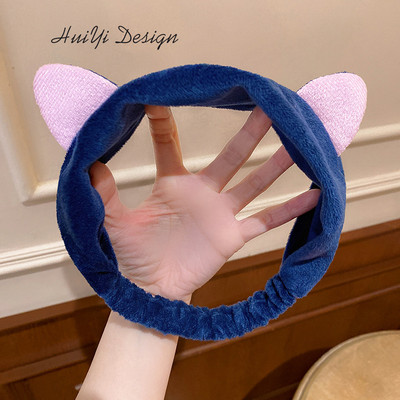 Peapael pesemiseks Pese Näo vibu meik Juuksepaelad Tüdrukutele Elastne hoidik Juuksepaelad Kõrvad Turban Juuksed Peapael Aksessuaarid