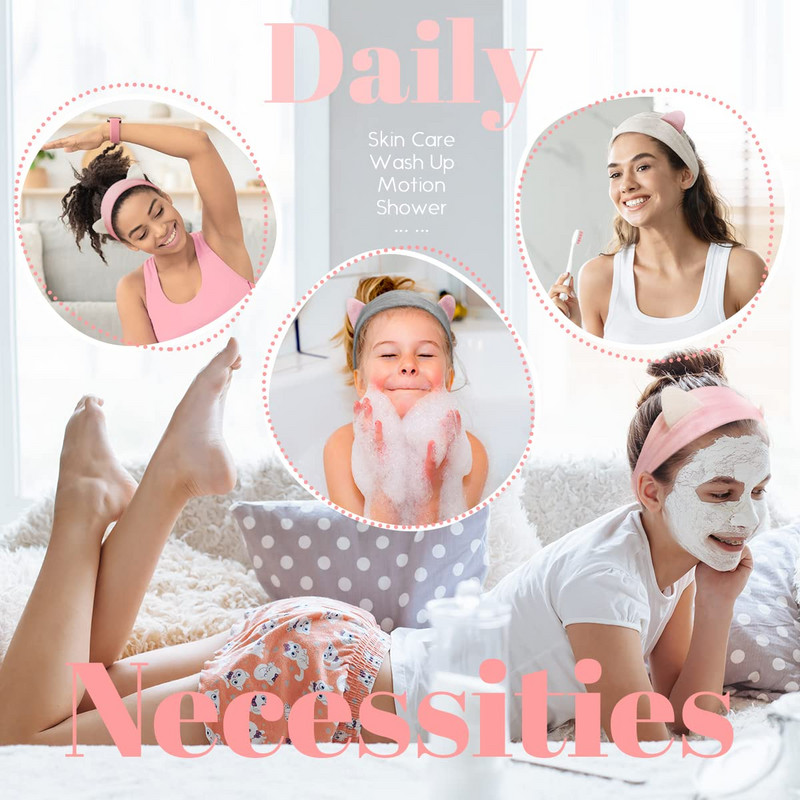 Peapael pesemiseks Pese Näo vibu meik Juuksepaelad Tüdrukutele Elastne hoidik Juuksepaelad Kõrvad Turban Juuksed Peapael Aksessuaarid