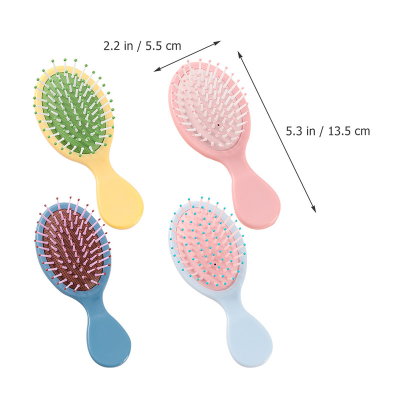 Češalj za mokru kosu od 4 komada Četka za suhu kosu Ergonomska masažna četka za kosu Četka za raščešljavanje kose
