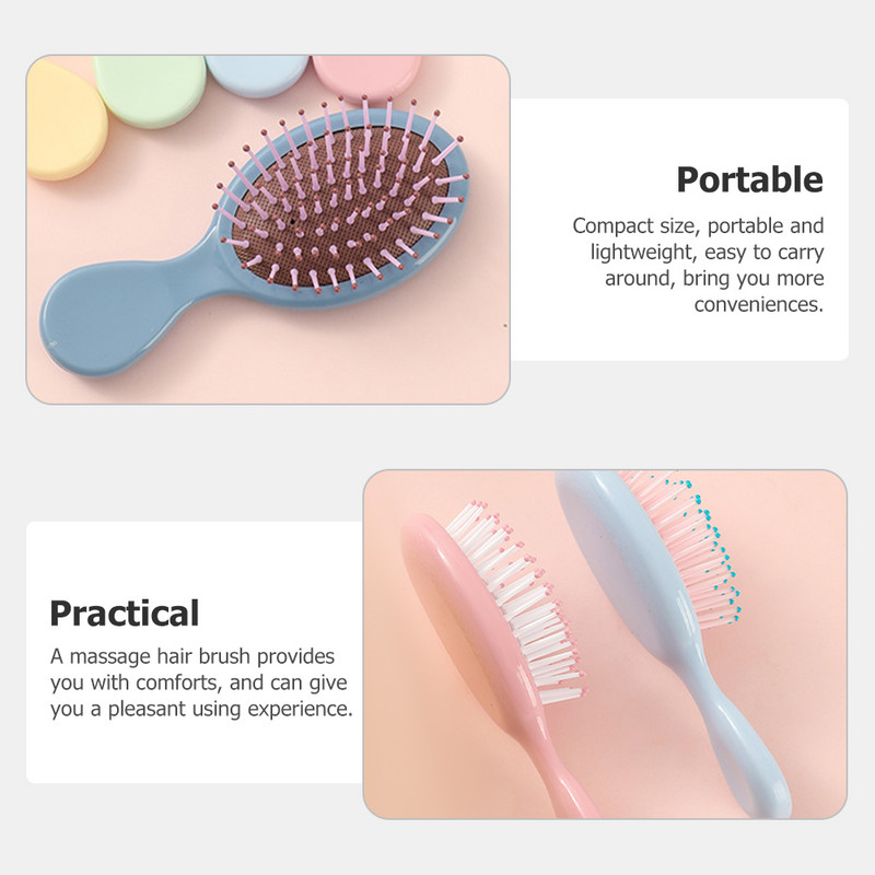 Češalj za mokru kosu od 4 komada Četka za suhu kosu Ergonomska masažna četka za kosu Četka za raščešljavanje kose