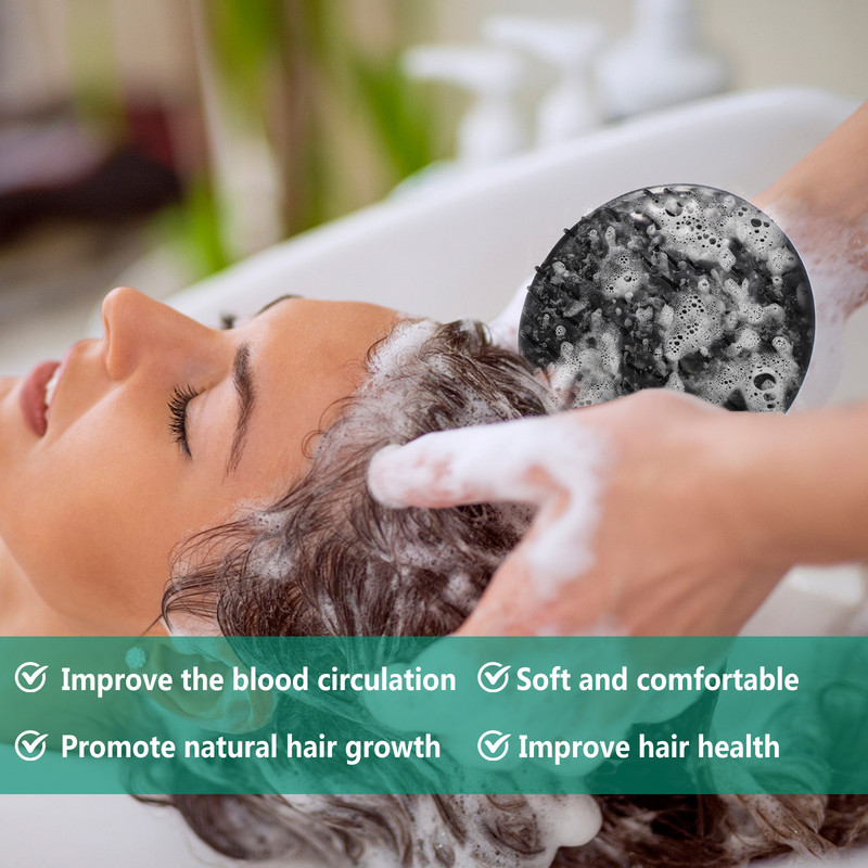 6 ks kefa na škrabanie pokožky hlavy, hrebeň na masáž, nástroj na rozčesávanie vlasov, na mokré a suché dlhé husté kučeravé vlasy