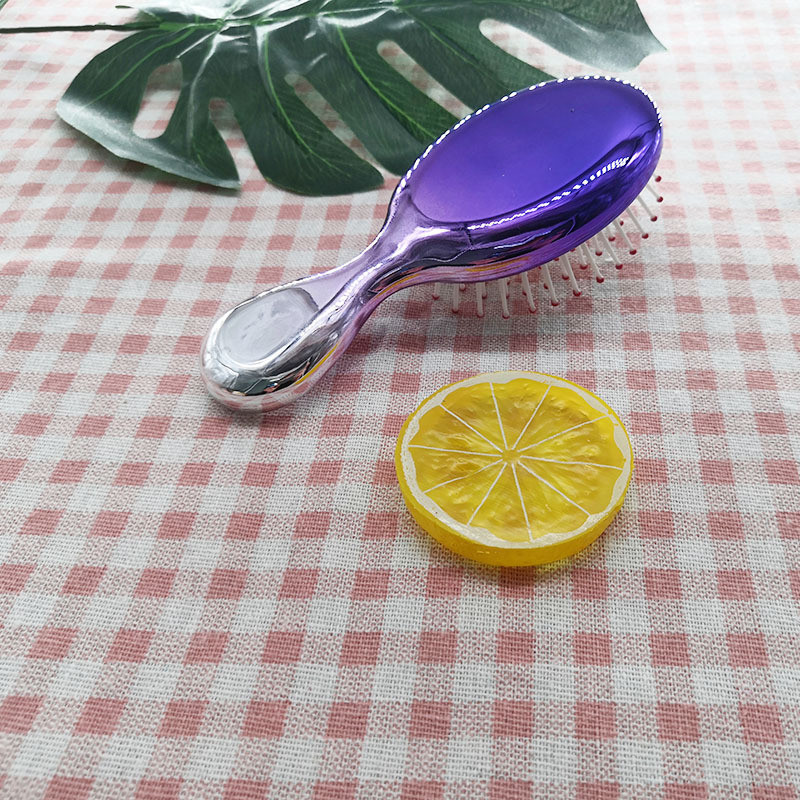 Naiste juuksehari kamm looduslike metssiga harjastega antistaatiline juuksehari kaasaskantav peanaha masseerija juuksuri juukseharja tarvikud