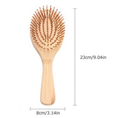 Domáca masážna kefa na pokožku hlavy, hrebeň na rozčesávanie kučeravých a zamotaných vlasov