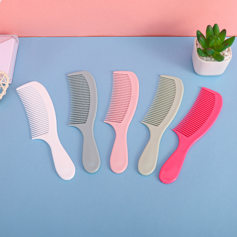 Ühevärviline juukselõikamiskamm Antistaatiline laia hambaga juuksekamm Eridisainiga eraldusvastane juuksekamm Beauty Hair Styling Kamm