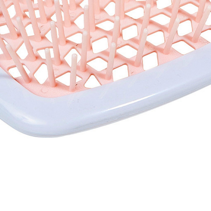 Peanaha massaažikamm Fluffy Styling Comb Juuksed Silendav Massaažikamm Kuiv ja Märg Kahekordse kasutusega Styling Kamm A