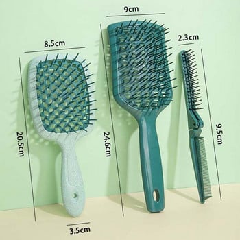 Μασάζ Εργαλείο styling μαλλιών Φαρδιά δόντια Κομμωτική Πτυσσόμενη βούρτσα μαλλιών Γυναικείες χτένες Σετ Μασάζ Χτένισμα Αερό Μαξιλάρι Χτένι