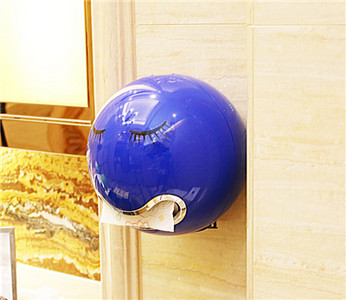 ABS-plastikust rullpaberihoidja Erinevate värvidega Creative rullpaberikarp vannitoahotellide tualettpaberihoidja jaoks