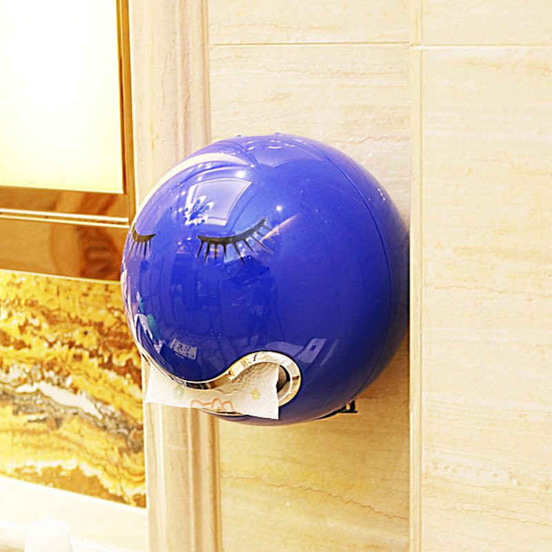 ABS-plastikust rullpaberihoidja Erinevate värvidega Creative rullpaberikarp vannitoahotellide tualettpaberihoidja jaoks