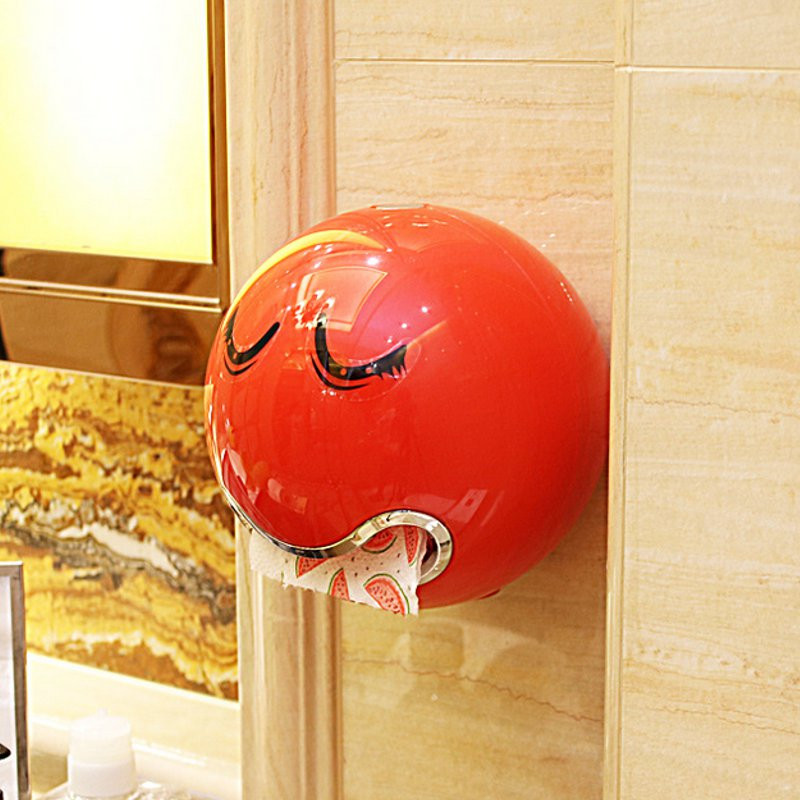 ABS-plastikust rullpaberihoidja Erinevate värvidega Creative rullpaberikarp vannitoahotellide tualettpaberihoidja jaoks