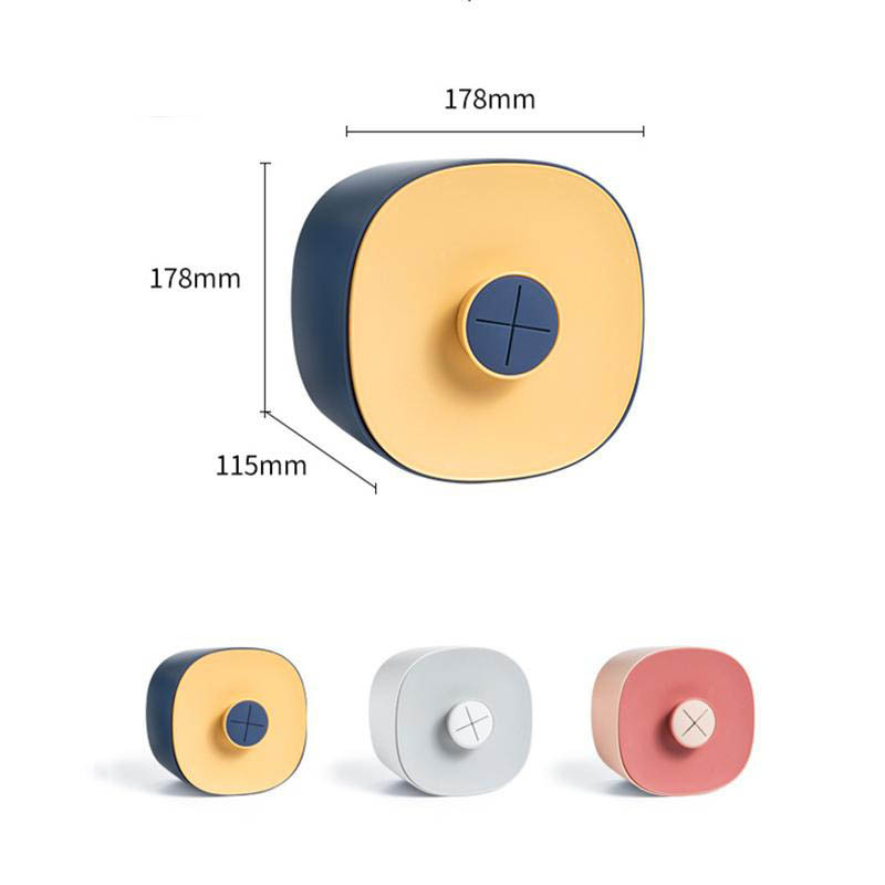 Sieninis tualetinio popieriaus laikiklis Vandeniui atsparus tualetinio ritinėlio dozatorius Vienkartinis veido rankšluosčių laikymo dėžutė Vonios kambario priedai