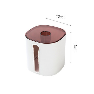 Läbipaistev perforeeritud seinale paigaldatav tualettpaberikast Majapidamise elutoa paberisahtel Alumine rippuv salvrätikute hoiukast