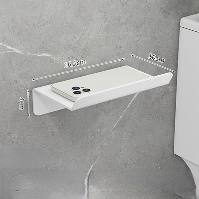 Suport pentru hârtie igienică din oțel inoxidabil, raft cu tavă, baie, bucătărie, agățat pe perete, suport pentru hârtie igienică fără perforare