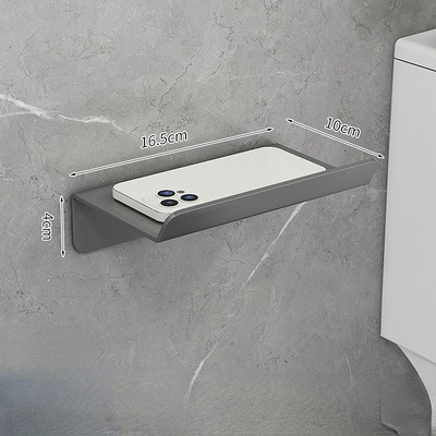 Suport pentru hârtie igienică din oțel inoxidabil, raft cu tavă, baie, bucătărie, agățat pe perete, suport pentru hârtie igienică fără perforare
