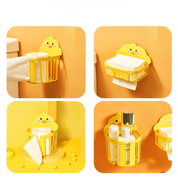 Little Yellow Duck Tissue Box Non marking Sticker Drawer Beauty egg рафт Кутия за съхранение на яйца Многофункционална стойка за съхранение
