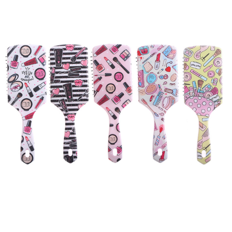 Juuksekamm Cartoon Air Bag Kamm Stiil Juuksehari Sirge Curl Märjad Juuksed Peanaha Massaažikamm Plastist juuksuri kamm