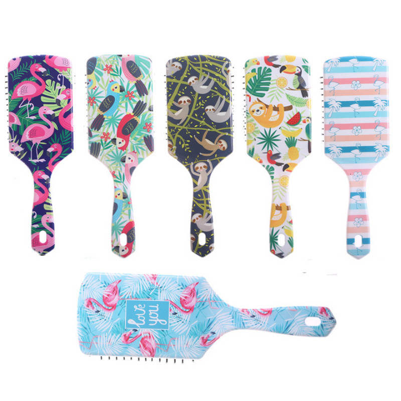 Juuksekamm Cartoon Air Bag Kamm Stiil Juuksehari Sirge Curl Märjad Juuksed Peanaha Massaažikamm Plastist juuksuri kamm