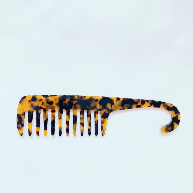 Češalj s octenom kiselinom, jednostavan i neoštećujući češalj za kosu, češalj sa širokim zupcima, antistatički retro frizerski češalj