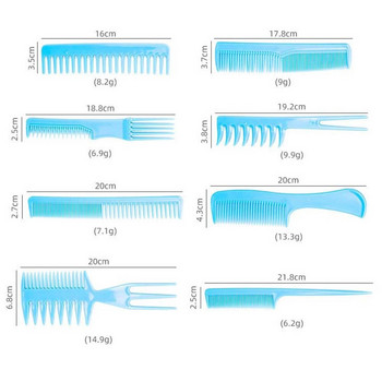 Πλαϊνές χτένες δοντιών Κουρέας Εργαλείο χτενίσματος για βαφή μαλλιών Εργαλείο χτενίσματος Βούρτσα μαλλιών Σετ χτένας κοπής χτένα μαλλιών