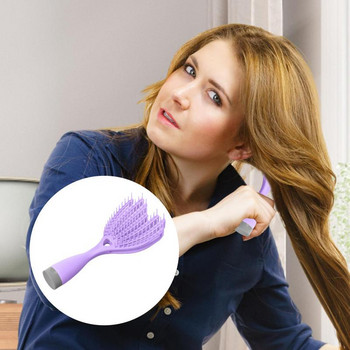 Βούρτσα που ξεμπερδεύει Εργαλεία styling για γυναικεία ομορφιά Χτένη περιποίησης μαλλιών για σγουρά κουλουριασμένα κυματιστά μακριά και λιπαρά μαλλιά Anti Klit Brushy