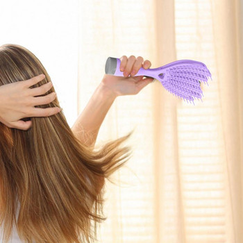 Βούρτσα που ξεμπερδεύει Εργαλεία styling για γυναικεία ομορφιά Χτένη περιποίησης μαλλιών για σγουρά κουλουριασμένα κυματιστά μακριά και λιπαρά μαλλιά Anti Klit Brushy