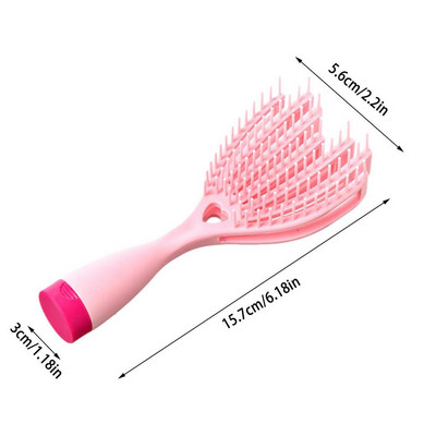 Četka za raščešljavanje Alati za oblikovanje za ljepotu Ženska njega kose Češalj za kovrčavu, kovrčavu valovitu, dugu, gustu i masnu kosu, četkastu protiv klista