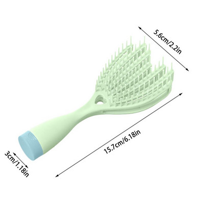 Četka za raščešljavanje Alati za oblikovanje za ljepotu Ženska njega kose Češalj za kovrčavu, kovrčavu valovitu, dugu, gustu i masnu kosu, četkastu protiv klista