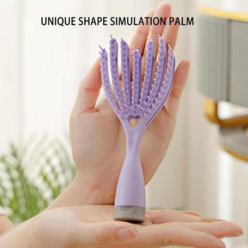 Četka za raščešljavanje Alati za oblikovanje za ljepotu Ženska njega kose Češalj za kovrčavu, kovrčavu valovitu, dugu, gustu i masnu kosu, četkastu protiv klista