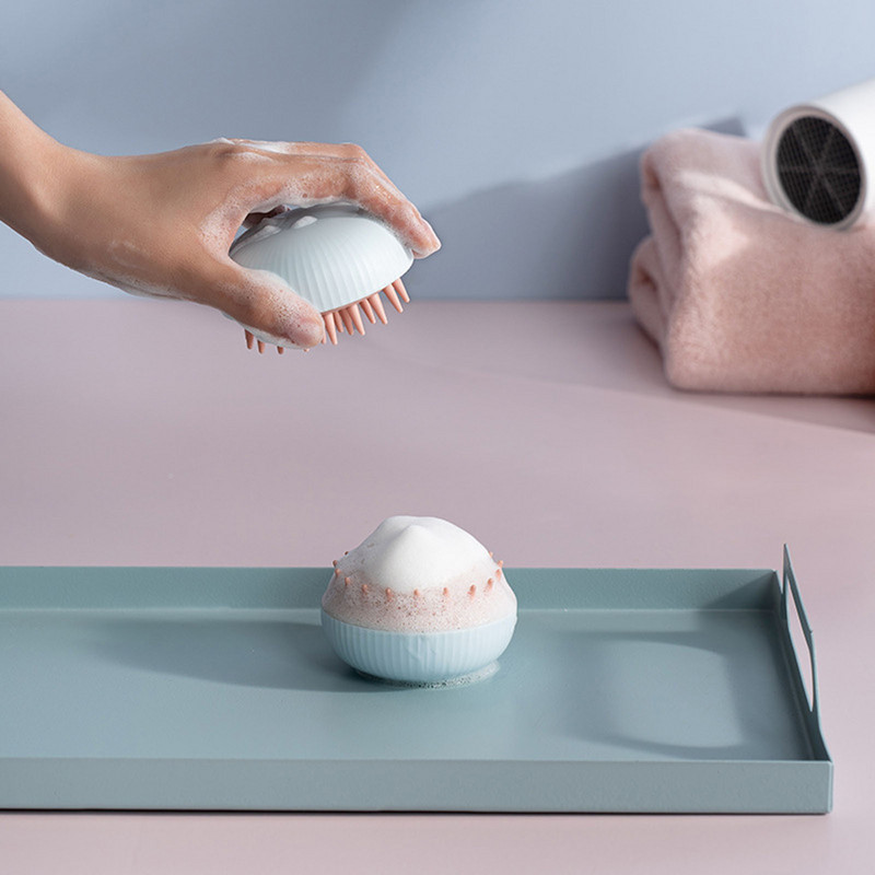 Käeshoitav massaažiharja pea keha peanaha massaažihari kamm juuksepuhastus kammipea masseerija naistele