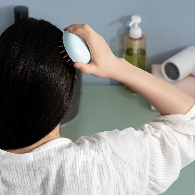 Käeshoitav massaažiharja pea keha peanaha massaažihari kamm juuksepuhastus kammipea masseerija naistele