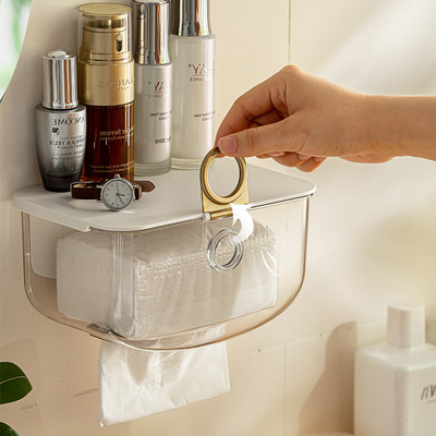 Kerge luksuslik seinarippuv salvrätikukarp hoiustamiskast näorätikute hoiukast WC köök lauaarvuti paberist sahtli kasti laua kaunistus