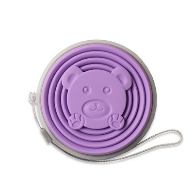 Sklopiva šalica, teleskopska silikonska boca za vodu, dječje šalice za putovanja na otvorenom, sportske sklopive, prijenosne šalice za ispiranje usta