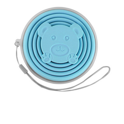 Sklopiva šalica, teleskopska silikonska boca za vodu, dječje šalice za putovanja na otvorenom, sportske sklopive, prijenosne šalice za ispiranje usta