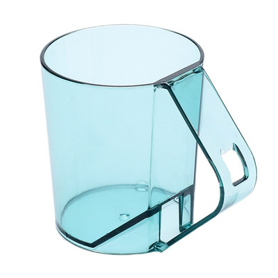 1PC plastične čaše, četkica za pranje, šalica za četkicu za zube, kreativna prozirna šalica za par, šalica za grgljanje, šalica za ispiranje, putna šalica za četkicu za usta Kupaonska šalica