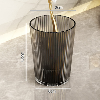 Akrilna čašica za ispiranje usta Četkica za zube Kupaonska čašica Lagana Luksuzni stil Kupaonski pribor za pohranjivanje Držač četkice za zube