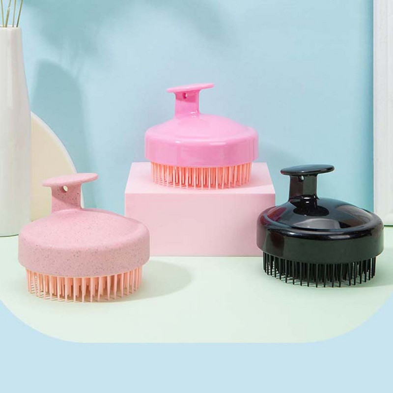 Σαμπουάν για πλύσιμο κεφαλιού Βούρτσα χειρός Απολεπιστικό Μπάνιο SPA Χτένισμα λουσίματος μαλλιών Ντους Βούρτσα μασάζ τριχωτού κεφαλής Ταξίδι