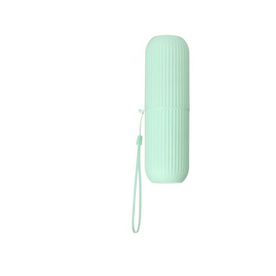 Prijenosna prugasta čašica za četkicu za zube Držač za pastu za zube Kutija za čašu Putovanje na otvorenom Kampiranje Organizator četkice za brijanje Kupaonski pribor