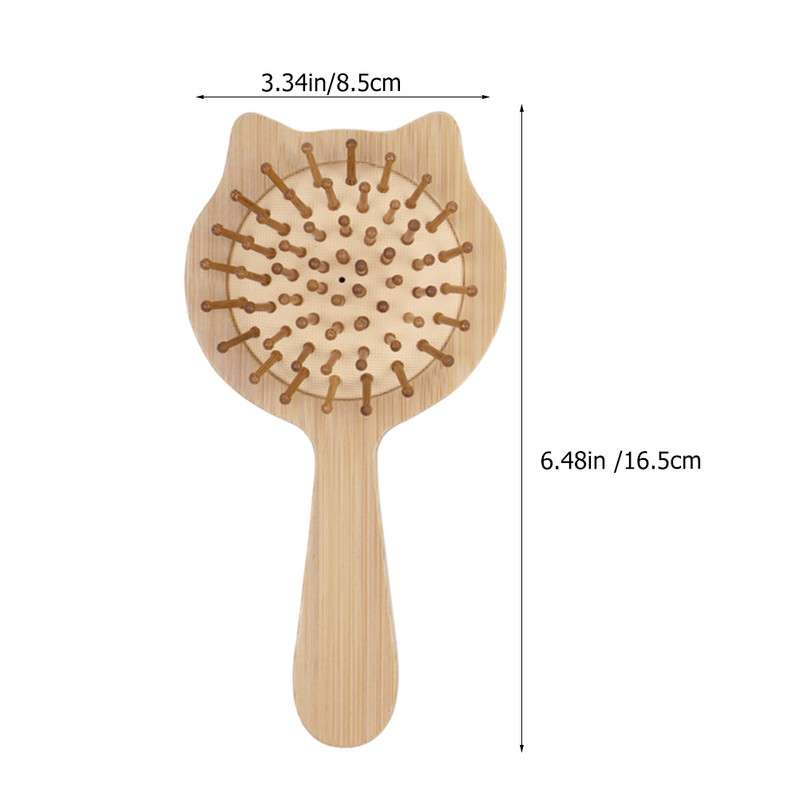 Βούρτσες μαλλιών για γυναίκες Ξύλινη χτένα Χαριτωμένη βούρτσα μαλλιών Γυναικεία Λεπτά ξεμπερδέματα Βούρτσες μαλλιών Γυναικεία