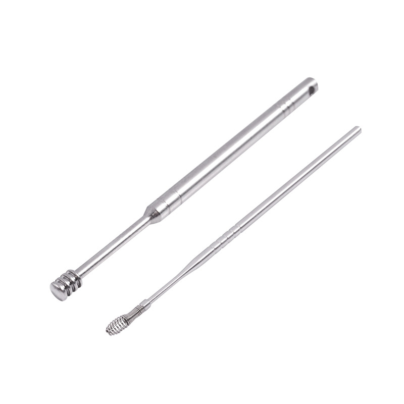 1 τμχ Σαμπουάν για το τριχωτό της κεφαλής για μασάζ χτένα με βούρτσα μαλλιών & 5 τμχ Unisex Σπιράλ κουτάλι για αυτί από ανοξείδωτο χάλυβα