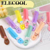 Češalj Češalj sa zaobljenim zupcima Češalj za kosu u boji Češalj za glavu za malu djecu Mali osjećaj udobnosti Češalj za glavu iz crtanih filmova Glatka ručka