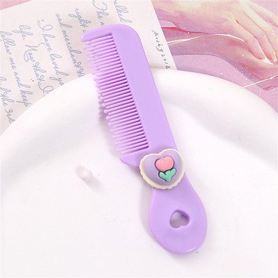 Češalj Češalj sa zaobljenim zupcima Češalj za kosu u boji Češalj za glavu za malu djecu Mali osjećaj udobnosti Češalj za glavu iz crtanih filmova Glatka ručka