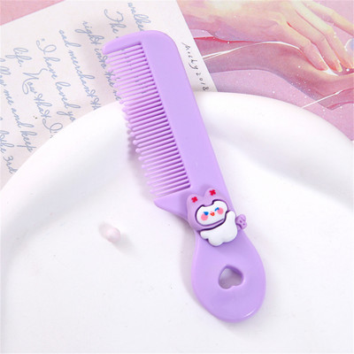 Češalj Češalj sa zaobljenim zupcima Češalj za kosu u boji Češalj za glavu za malu djecu Mali osjećaj udobnosti Češalj za glavu iz crtanih filmova Glatka ručka