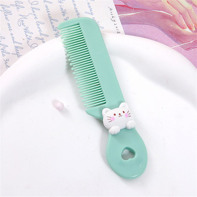 Češalj Češalj sa zaobljenim zupcima Češalj za kosu u boji Češalj za glavu za malu djecu Mali osjećaj udobnosti Češalj za glavu iz crtanih filmova Glatka ručka