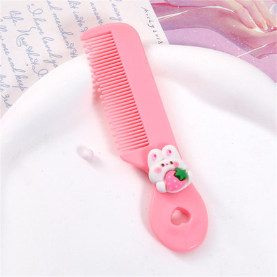 Češalj Češalj sa zaobljenim zupcima Češalj za kosu u boji Češalj za glavu za malu djecu Mali osjećaj udobnosti Češalj za glavu iz crtanih filmova Glatka ručka