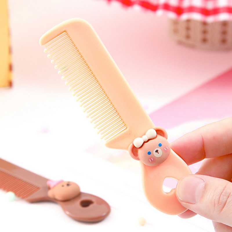 Češalj Češalj sa zaobljenim zupcima Češalj za kosu u boji Češalj za glavu za malu djecu Mali osjećaj udobnosti Češalj za glavu iz crtanih filmova Glatka ručka