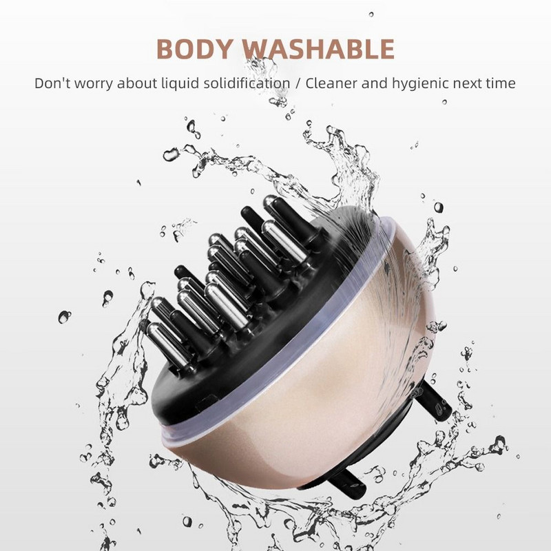 Regrowth Esencijalno ulje Tretman vlasišta Serum Ulje Aplikator za vlasište Češalj za masažu Hrani korijen kose Tekući češalj Vodič